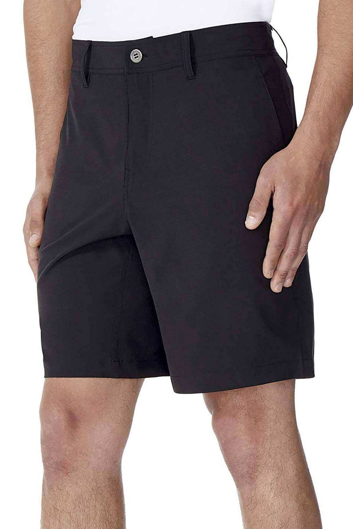 32 Degrees Black 9" Woven Stretch Performance Short