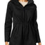 32 Degrees Black Hooded Anorak Raincoat
