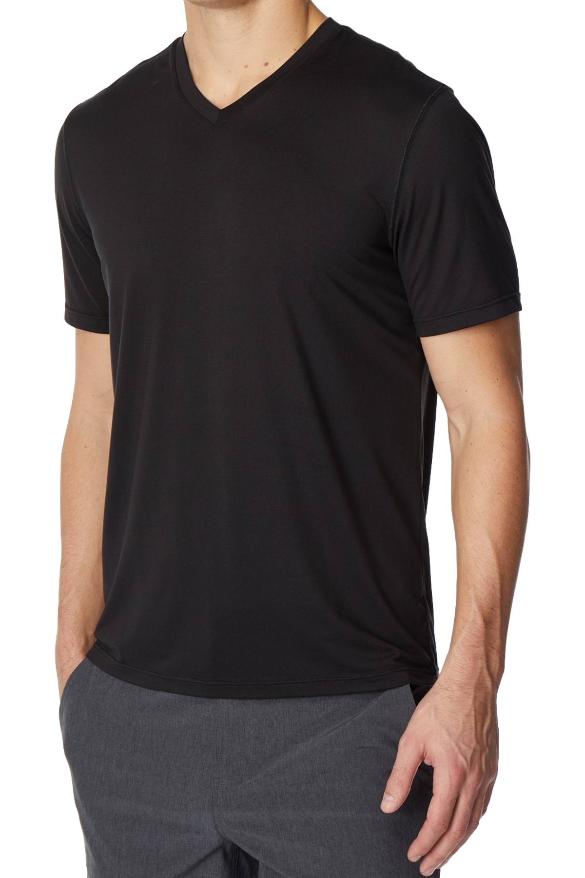 32 Degrees Black V-Neck T-Shirt