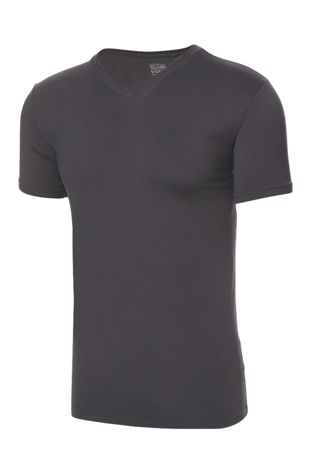 32 Degrees Charcoal V-Neck T-Shirt