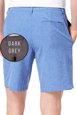 32 Degrees Dark-Grey Melage 9" Stretch Performance Short thumbnail 2