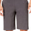 32 Degrees Dark-Grey Melange 11" Stretch Performance Short
