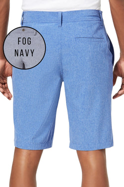 32 Degrees Fog-Navy Bright-Melange 11" Stretch Performance Short thumbnail 2