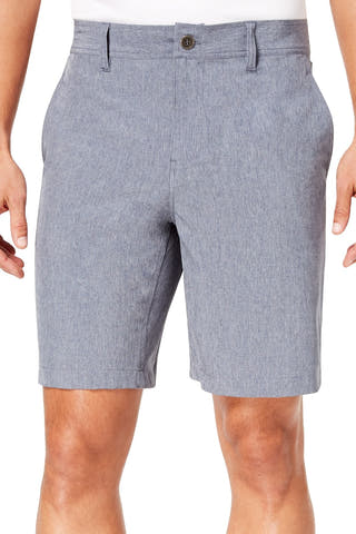32 Degrees Fog-Navy Bright-Melange 9" Stretch Performance Short