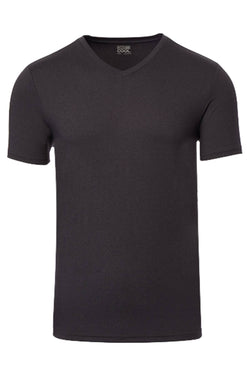 32 Degrees Heather-Jet-Black V-Neck T-Shirt thumbnail 2