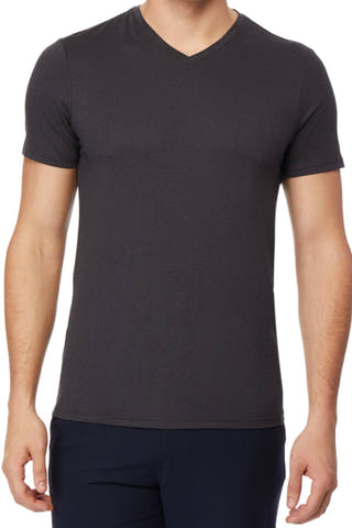 32 Degrees Heather-Jet-Black V-Neck T-Shirt
