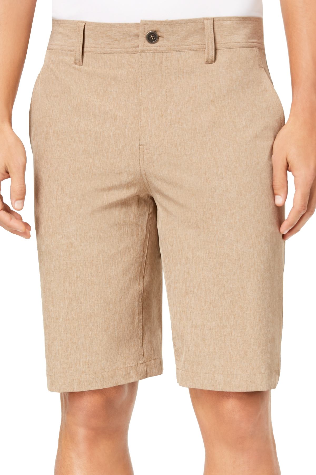 32 Degrees Khaki-Melange 11" Stretch Performance Short