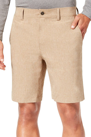 32 Degrees Khaki-Melange 9" Stretch Performance Short