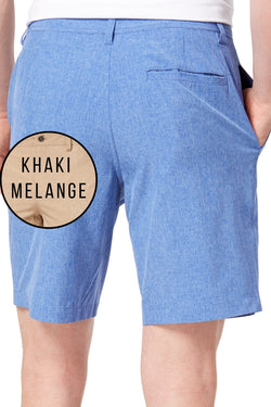 32 Degrees Khaki-Melange 9" Stretch Performance Short thumbnail 2
