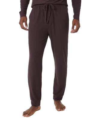 32 Degrees Lightweight Drawstring Sleep Pants Rich Plum