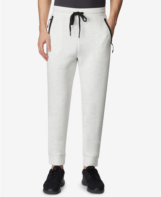 32 Degrees Mens Fleece Tech Jogger Pants Natural