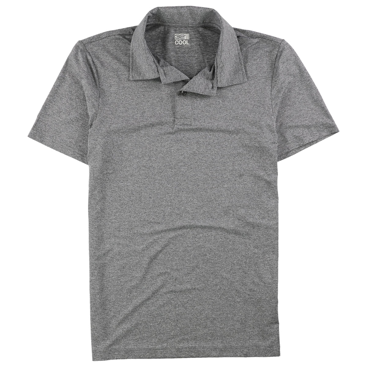 32 Degrees Mens Techno Rugby Polo Shirt dark gray