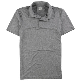 32 Degrees Mens Techno Rugby Polo Shirt dark gray