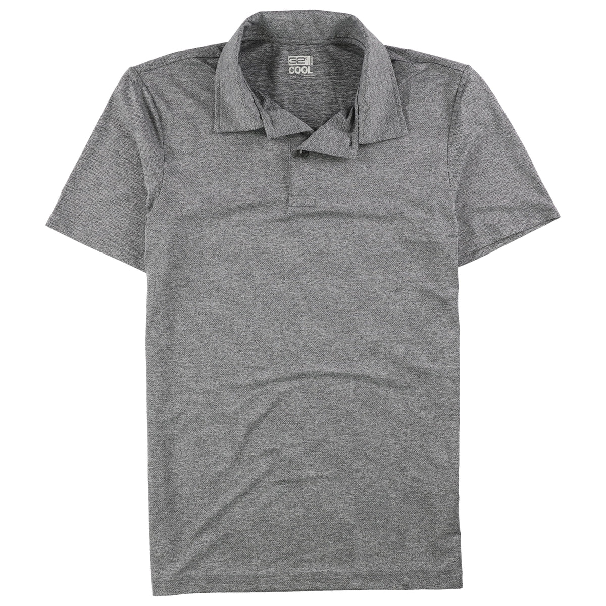 32 Degrees Mens Techno Rugby Polo Shirt dark gray