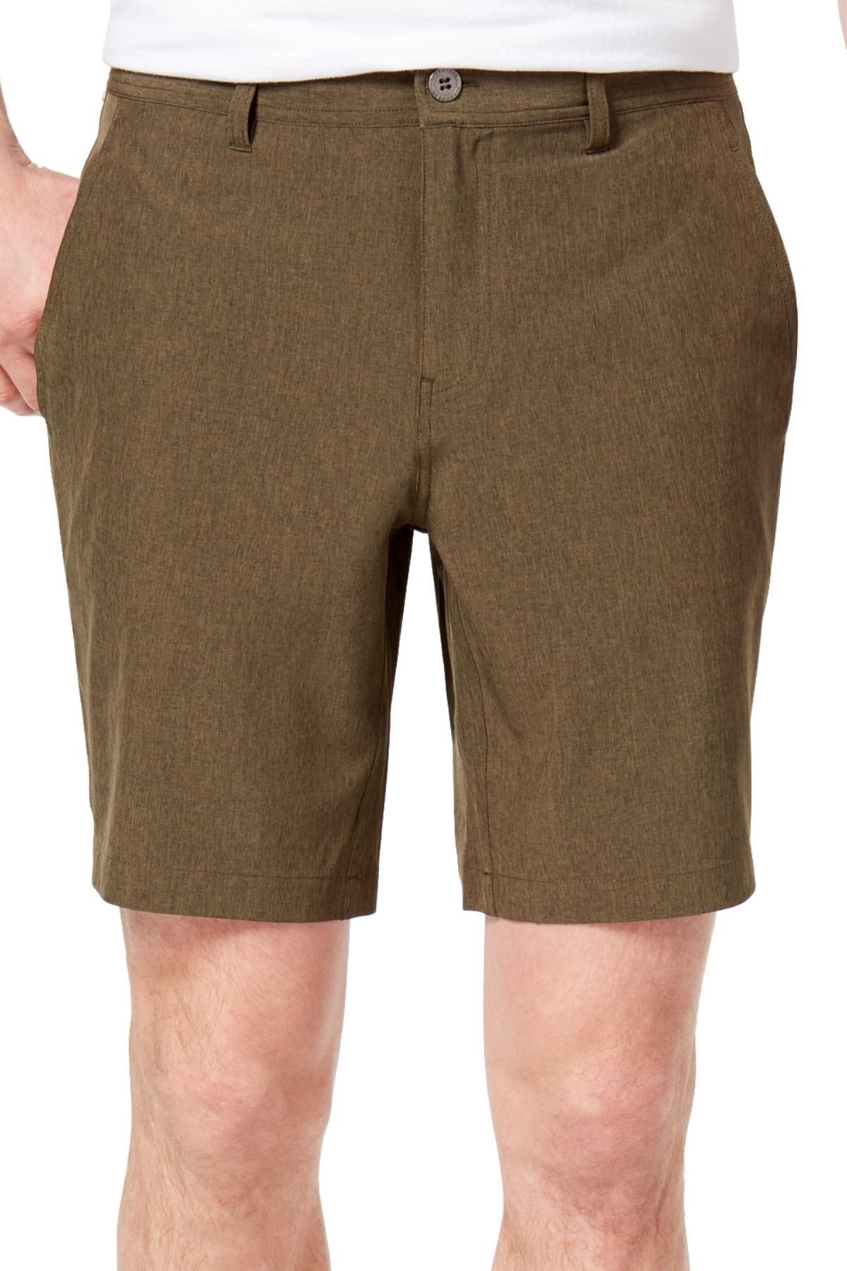 32 Degrees Military-Olive Melange 9" Stretch Performance Short