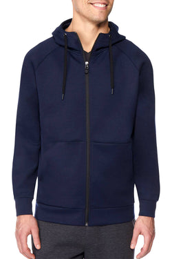 32 Degrees Navy Fleece Waterproof Tech Hoodie thumbnail 1