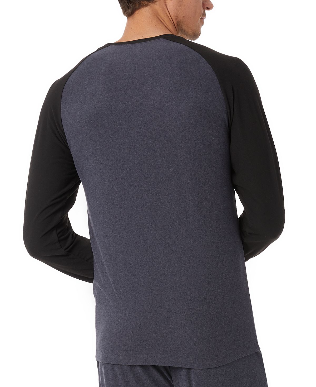 32 Degrees Mens Ultra Lux Long Sleeve Sleep T Shirt Navy Size 2 Extra Large main image 1