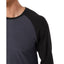 32 Degrees Raglan Long-sleeve Sleep T-shirt Black