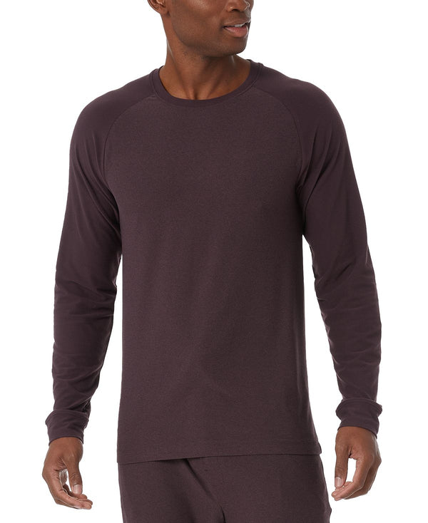 32 Degrees Raglan Long-sleeve Sleep T-shirt Rich Plum