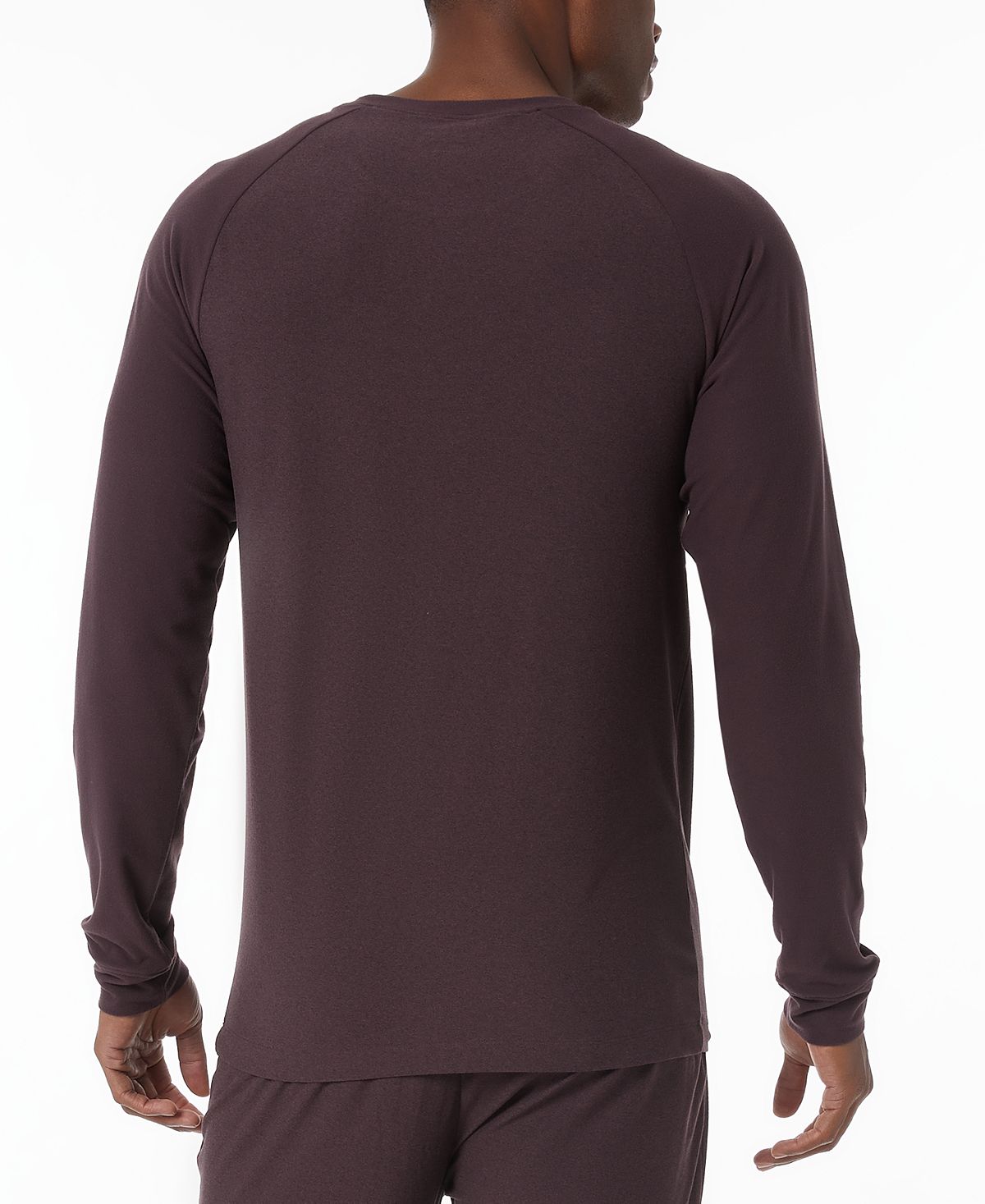 32 Degrees Raglan Longsleeve Sleep Tshirt Rich Plum CheapUndies
