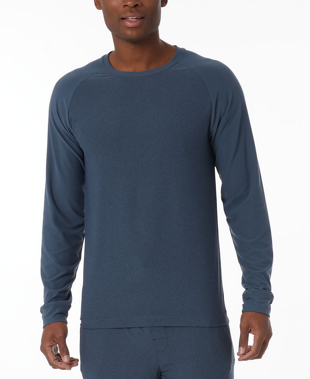 32 Degrees Raglan Long-sleeve Sleep T-shirt Thunder