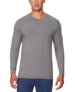 32 Degrees Ultra Lux Long-sleeve Sleep T-shirt Dk Ht Grey thumbnail 1