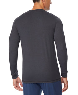 32 Degrees Ultra Lux Long-sleeve Sleep T-shirt Jet Black thumbnail 3