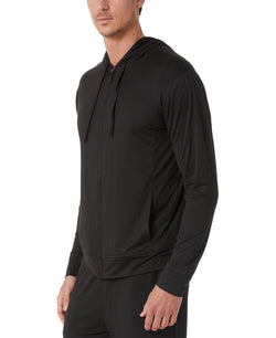 32 Degrees Ultra Lux Zip Hoodie Black thumbnail 4