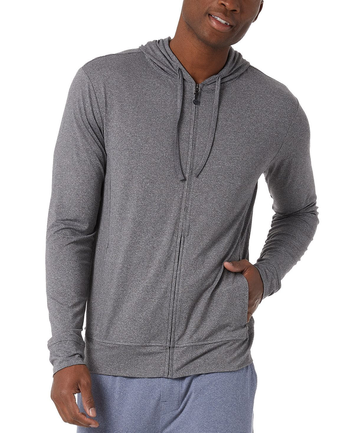 32 Degrees Ultra Lux Zip Hoodie Dark Grey
