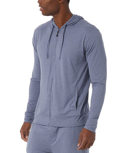 32 Degrees Ultra Lux Zip Hoodie Light Blue thumbnail 2