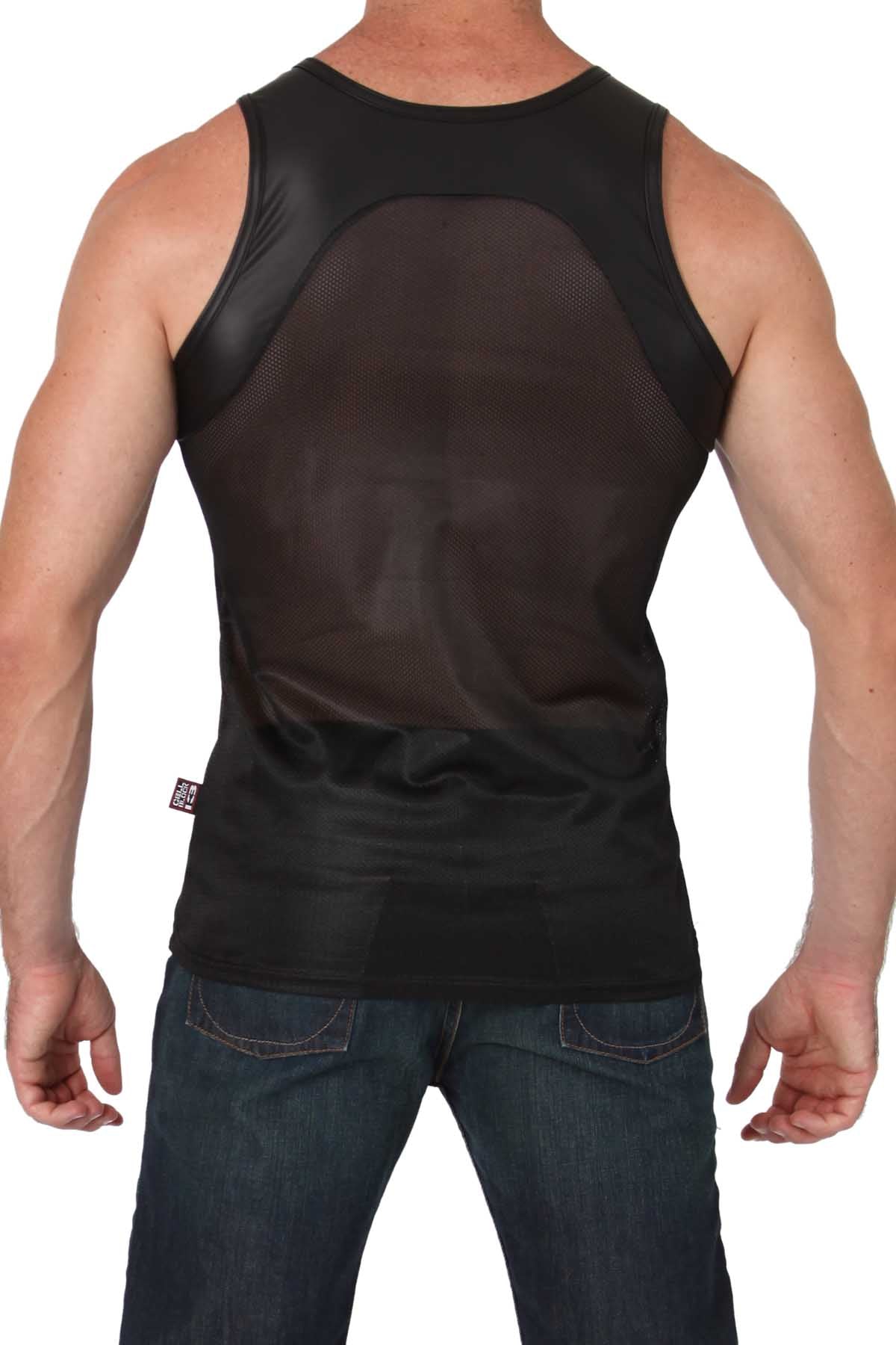 Timoteo Black Covert Harness Tank Top