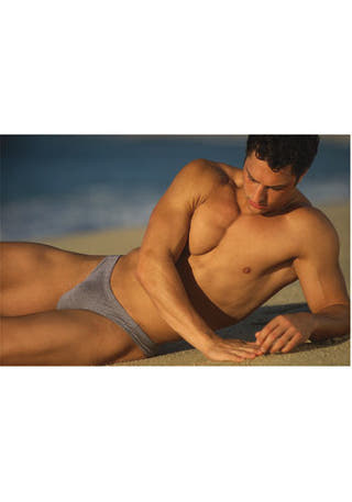Contour Grey Greek Brief