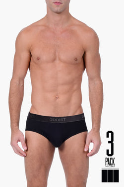 2(X)IST Black Essential Contour Brief 3-Pack thumbnail 2