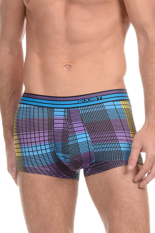 2(X)IST Plaid Purple Mod Modal Trunk