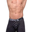 Xtremen Black Large Stripes Boxer Brief