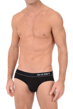 2(X)IST Black Pima Stretch Brief thumbnail 1