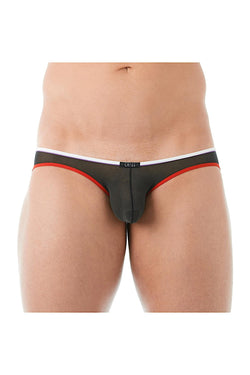Gregg Homme Black Affair Sheer Knit Brief thumbnail 1
