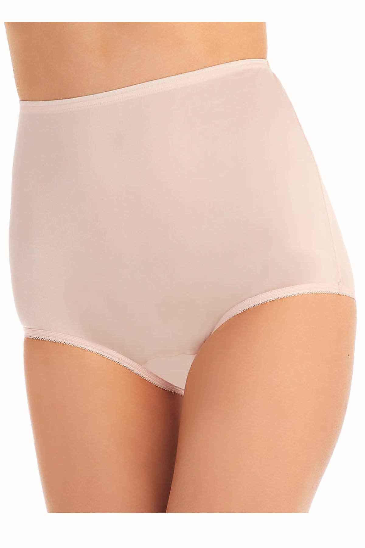 Vanity Fair Blushing-Pink Perfectly Yours Ravissant Nylon Brief