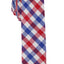 Skinny Tie Madness Red & Blue Checked Tie