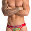 Jor Printed Orange Jockstrap