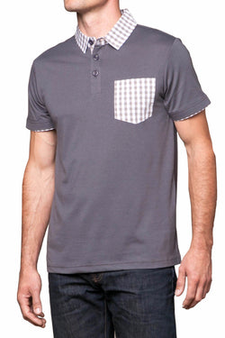 Filthy Etiquette Charcoal Mason Polo thumbnail 2