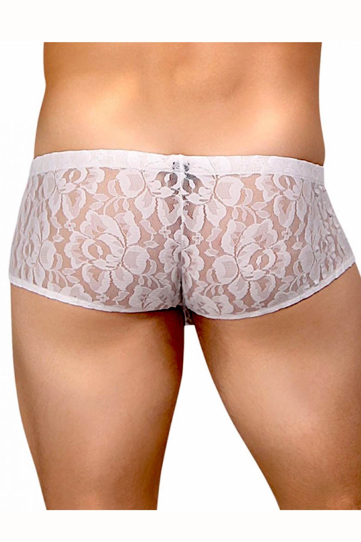 Male Power White Lace Trunk