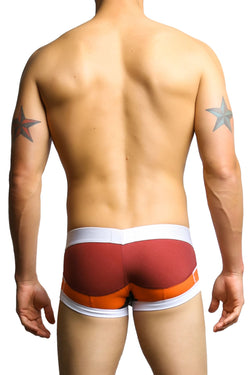 Joe's Jeans Orange & Brown Boxer Trunk thumbnail 3
