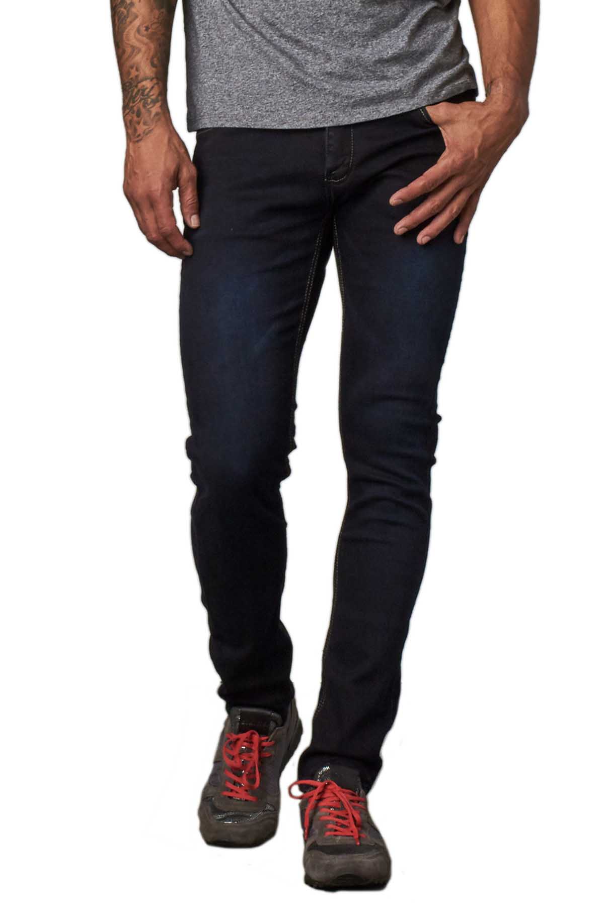 Recess Jeans & Design Slim Tapered Dark Wash Denim Pants