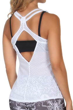 365me White Sport Tank thumbnail 1