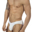 PPÜ White/Grey-Contrast Bikini Brief