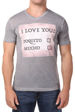Spenglish Heather Grey I Love You Tee thumbnail 1