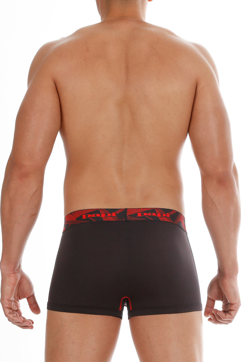 Papi Red/Black Performance Mesh Brazilian Trunk 2-Pack