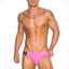 CheapUndies Neon Pink Racing Swim Brief