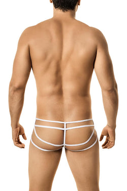 Candyman White Super Strappy Jockstrap thumbnail 3